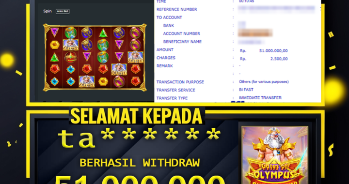 SELAMAT KEPADA ID ta***** BERHASIL WITHDRAW Rp.51.000.000