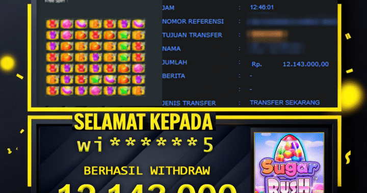 SELAMAT KEPADA ID wi*****5 BERHASIL WITHDRAW Rp 12.143.000