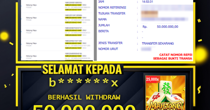 SELAMAT KEPADA ID b*****x BERHASIL WITHDRAW Rp.50.000.00
