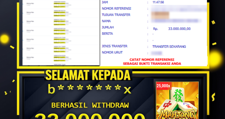 SELAMAT KEPADA ID b****x BERHASIL WITHDRAW Rp.33.000.000